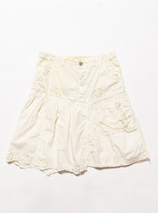Vintage DA-NANG Yellow Eyelet Skirt