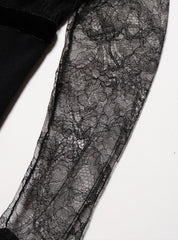 Vintage Blumarine Black lace Rose Sweater