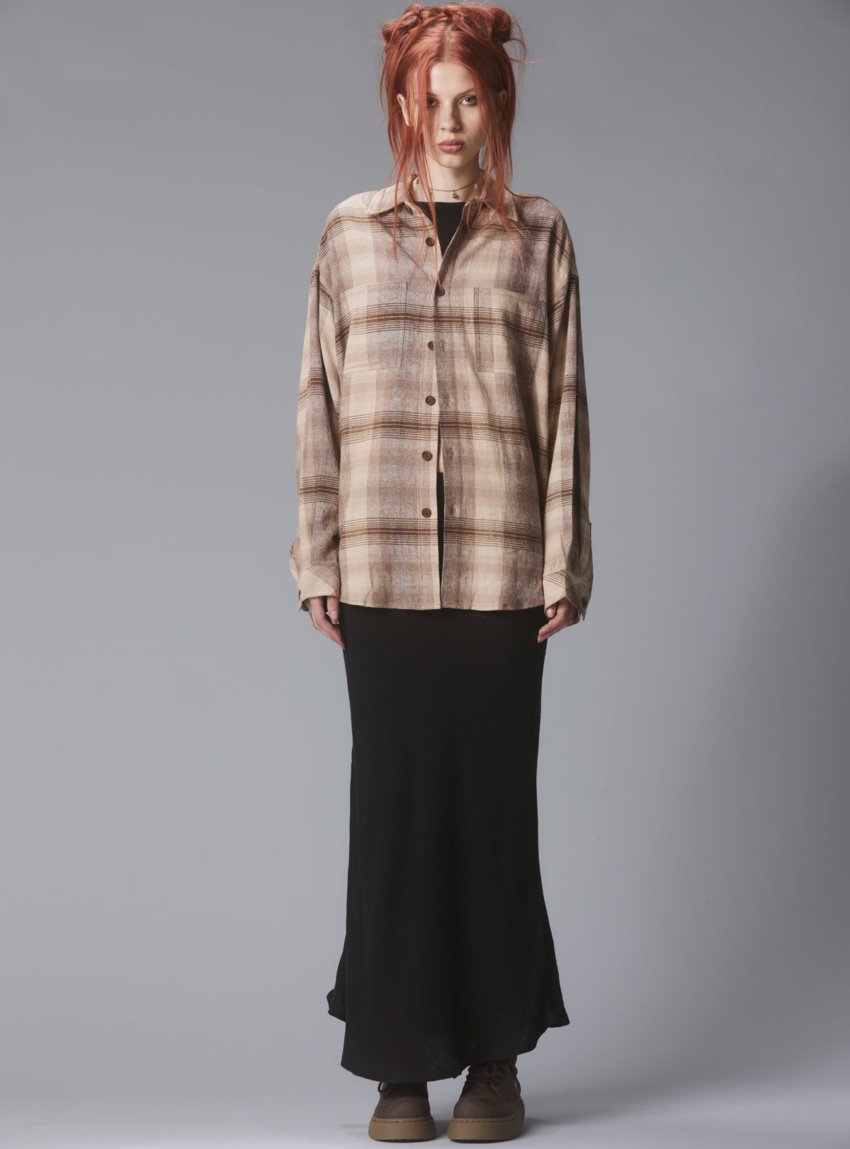 Land Button Up